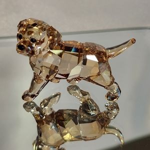 Swarovski crystal Golden Retriever